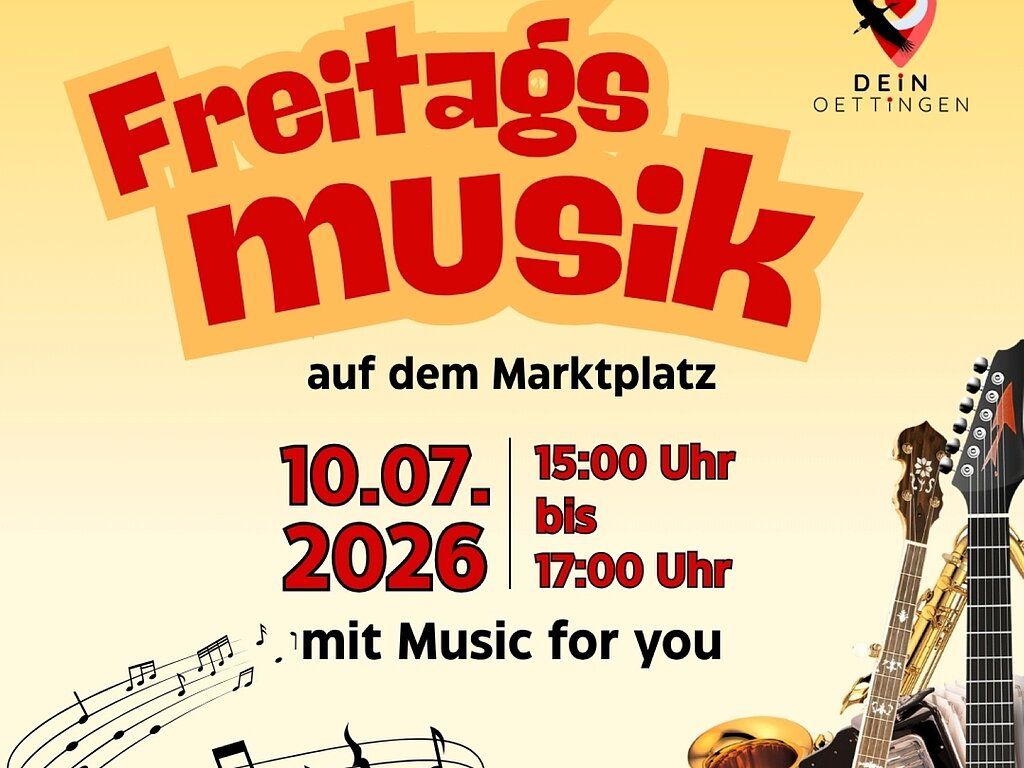 Freitagsmusik auf dem Marktplatz
