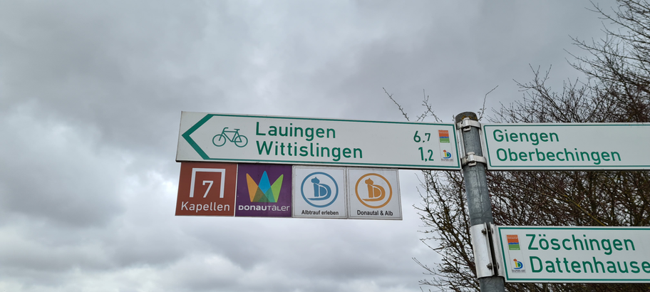 Beschilderung 7 Kapellen Rundweg