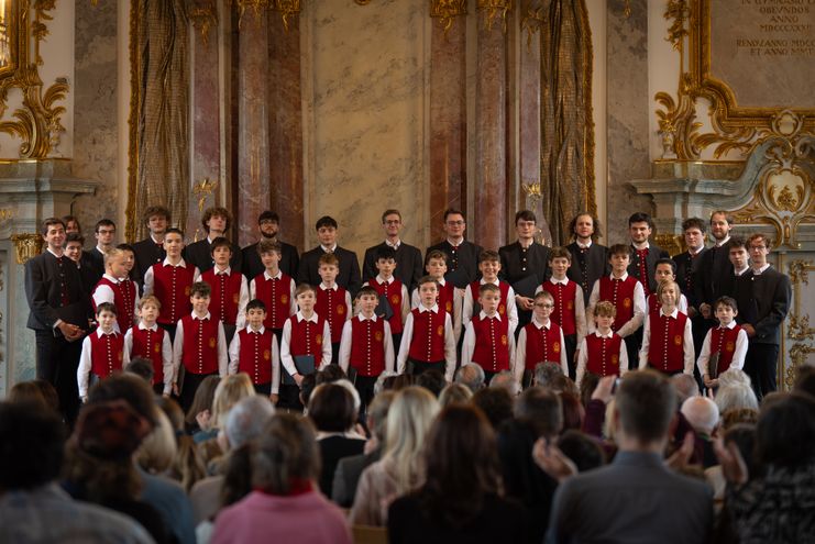Augsburger Domsingknaben im Kleinen Goldenen Saal