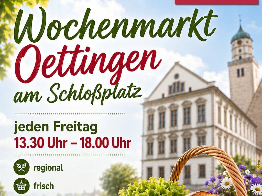 Wochenmarkt am Schloßplatz