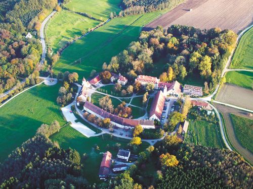 Schloss Blumenthal Luftaufnahme Foto Schloss Blumenthal