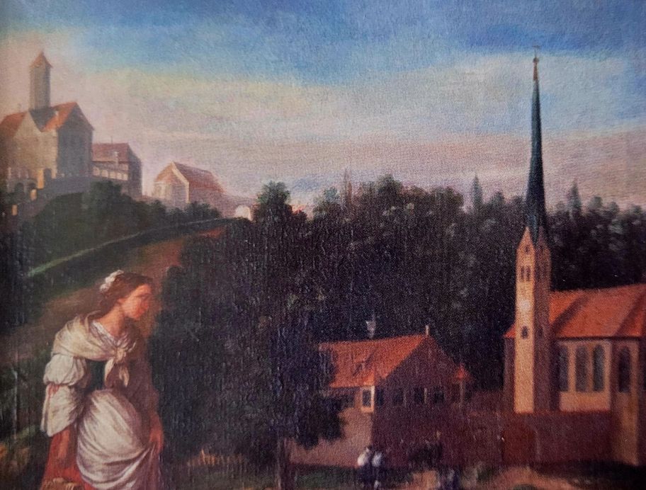 Radegundis-Darstellung in der Waldberger Kirche
