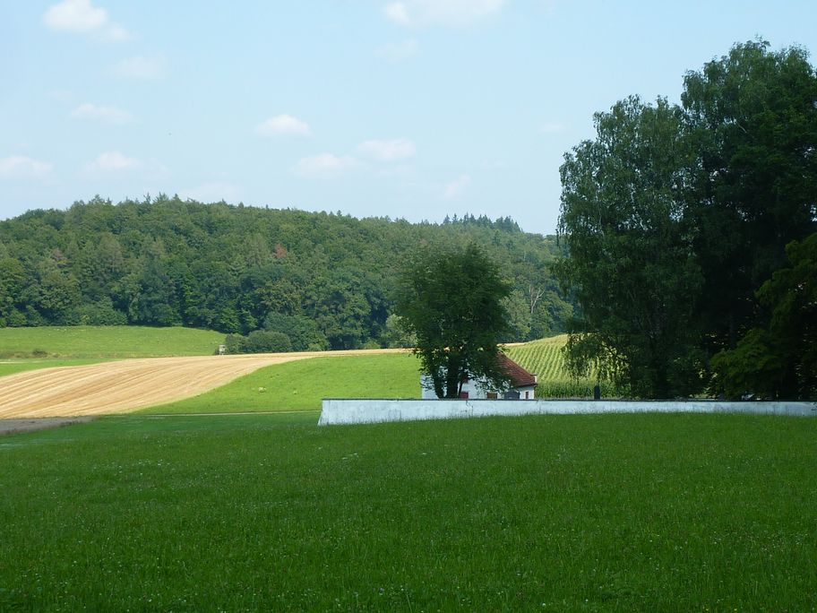 Blick auf den Jüdischen Friedhof.