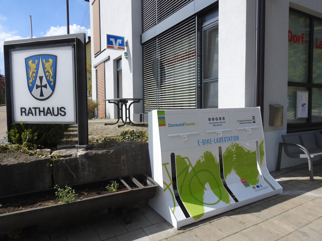 E-Bike Ladestation beim Dorfladen Zöschingen