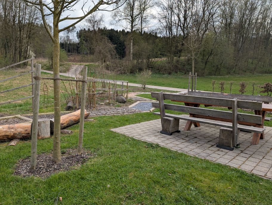 Kneippanlage Gundremmingen-Sitzbank