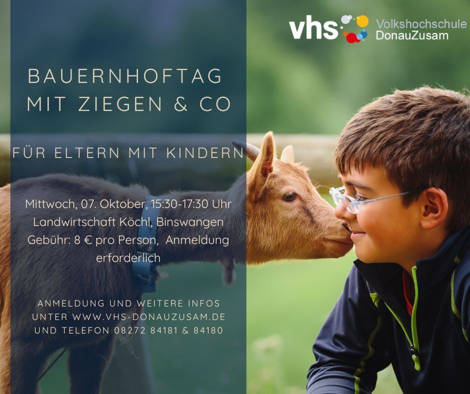 Bauernhoferlebnis für Eltern mit Kindern