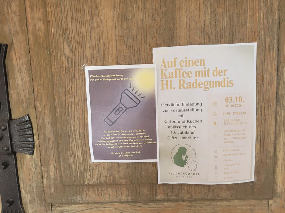 Auf einen Kaffee mit der heiligen Radegundis