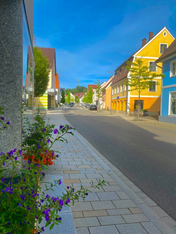 Stadtmitte Richtung Wasserschloss