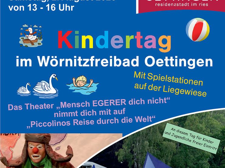 Kindertag im Wörnitzfreibad Oettingen