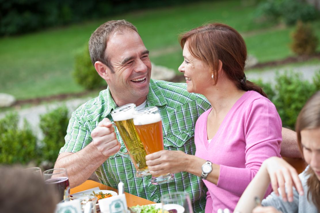 Einkehr im Biergarten