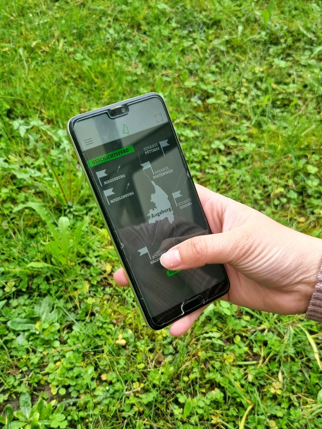 Geocaching Lechfeldschlacht 955 Haldenburg_MeikeDegen_CC BY SA(2).jpg