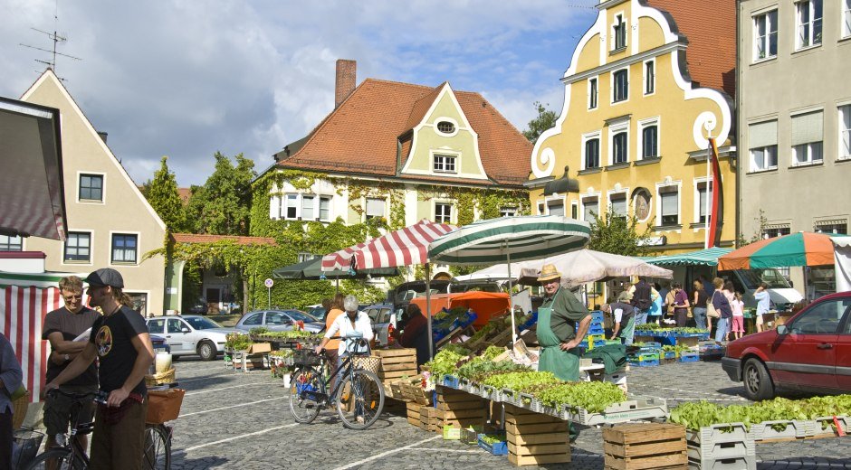 Wochenmarkt am Marienplatz