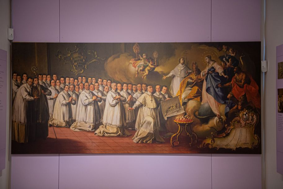 Ordensbild im Roggenburger Klostermuseum