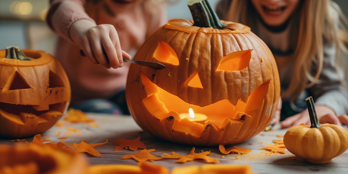 Kürbisschnitzen - Kürbiskunst zu Halloween